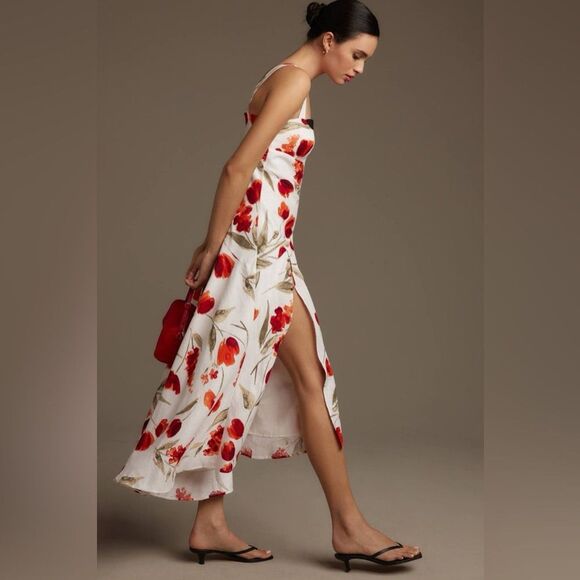 Reformation Bekki Linen Dress, size 0 - Picture 3 of 14